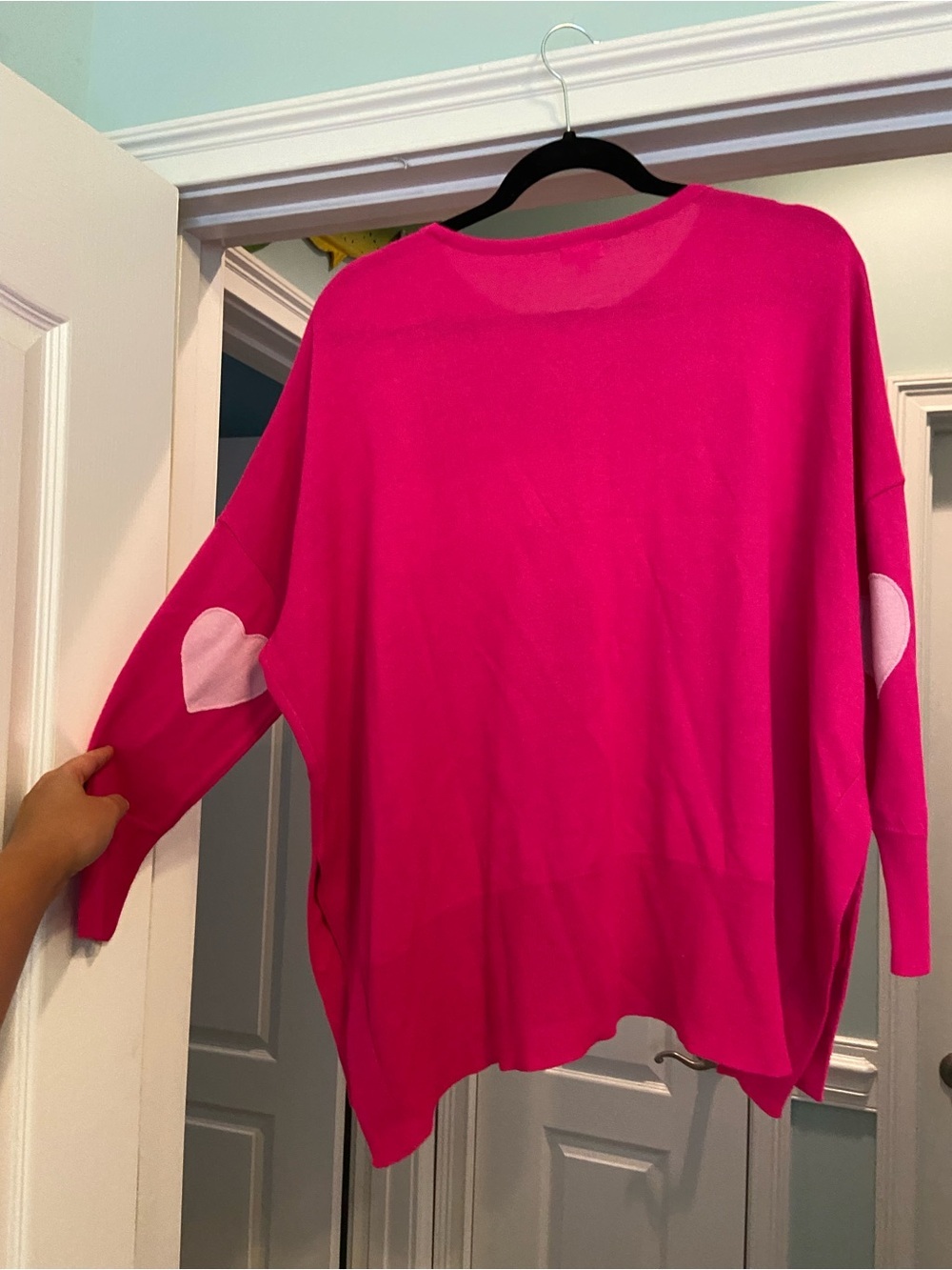 Mersea Amour Hot Pink J'Adore Sweater - Picture 6 of 12